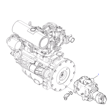 KOMATSU - PC80MR-3 - Excavadora de cadenas - Bomba hidráulica
