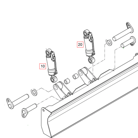 LIEBHERR - A309 - Pala para neumáticos