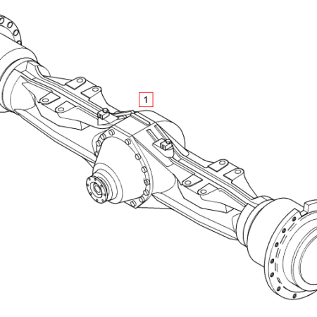 LIEBHERR - L566 - Cargadora de ruedas - EJE TRASERO