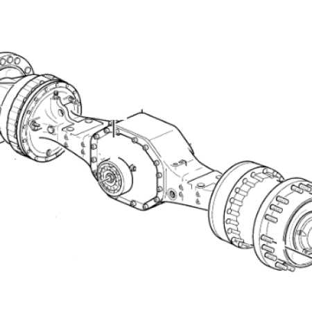 VOLVO - L120E - Cargadora de ruedas - EJE TRASERO