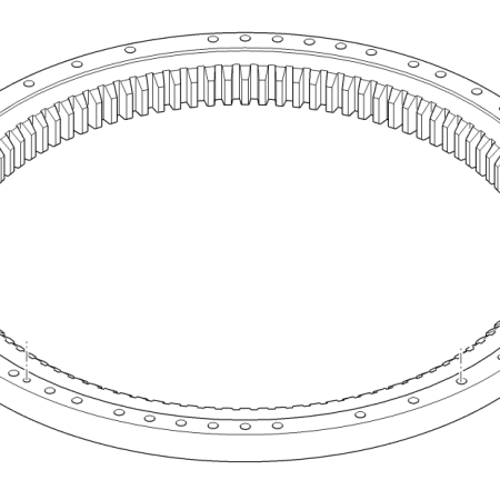LIEBHERR - LH22M - Excavadora de ruedas - Corona giratoria
