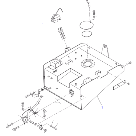 KOMATSU - WA430-6 - Cargadora de ruedas - DEPÓSITO DE COMBUSTIBLE