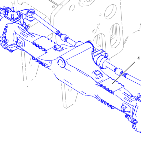 CATERPILLAR - TH330B - EJE TRASERO